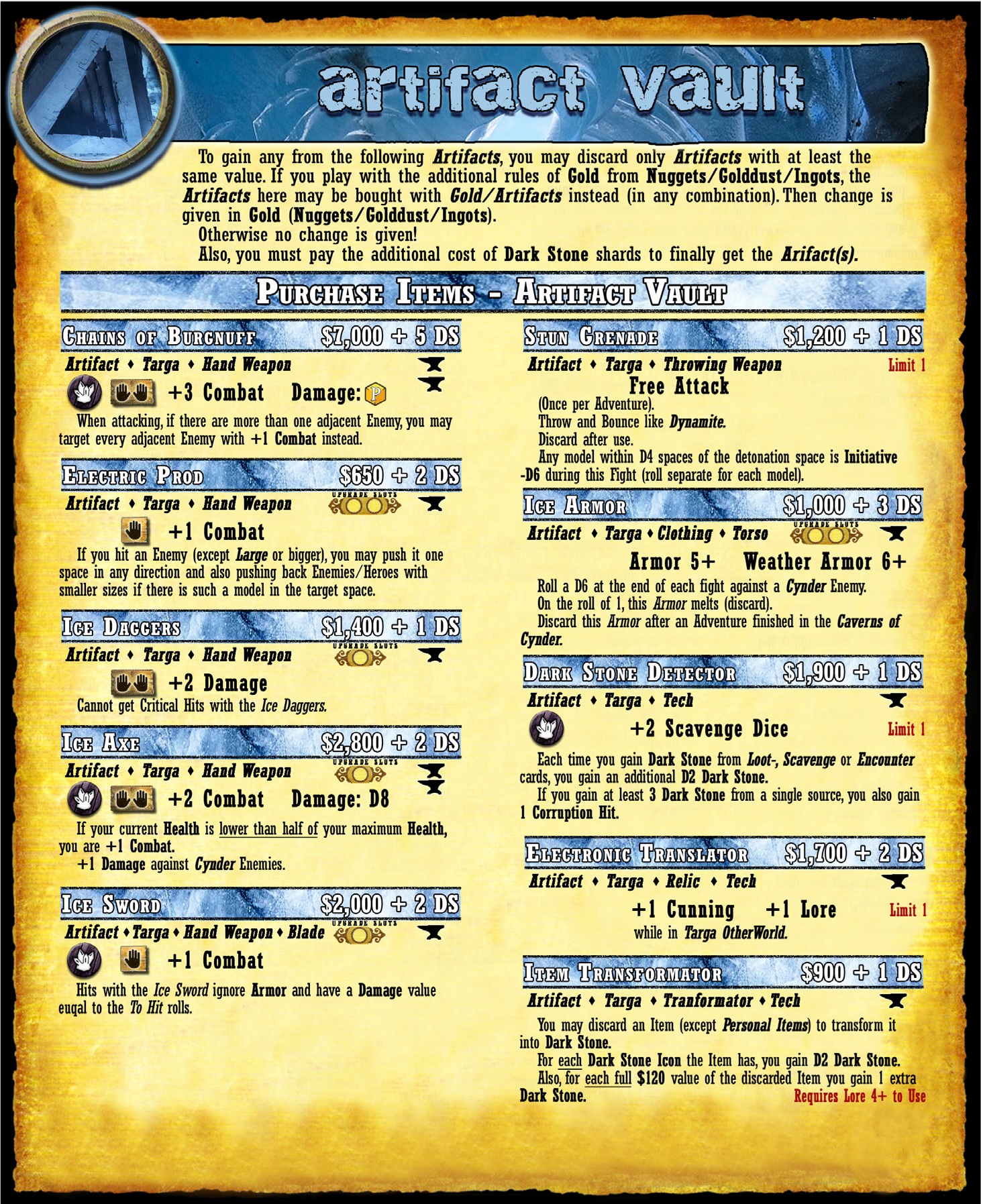 Artifact Vault