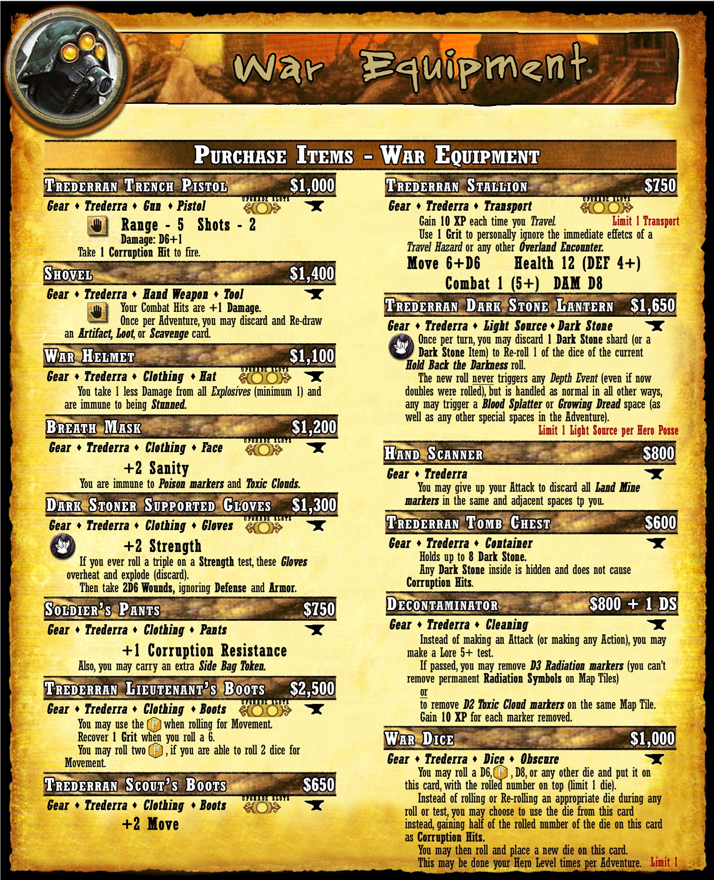 War Equipment