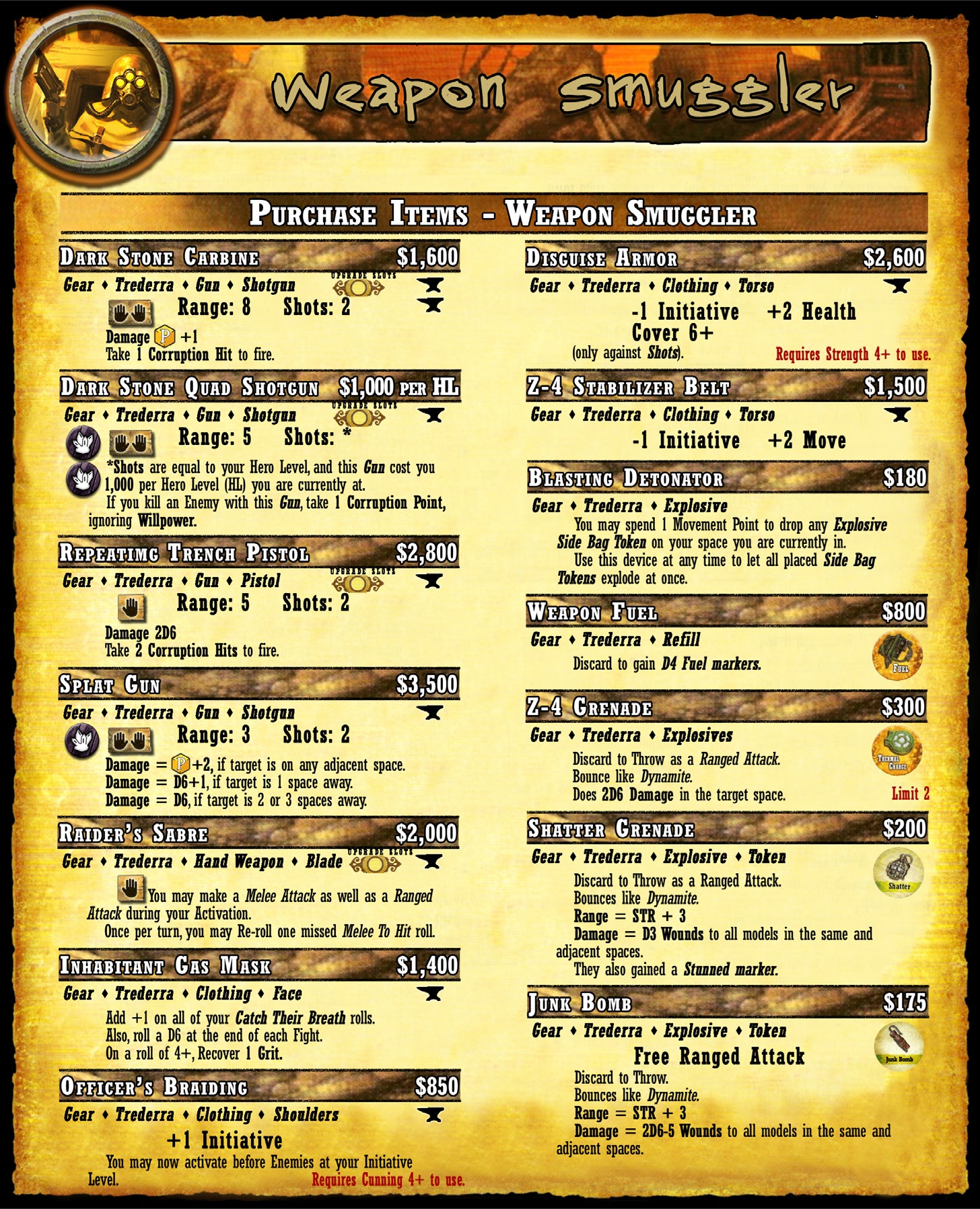 Weapon Smuggler